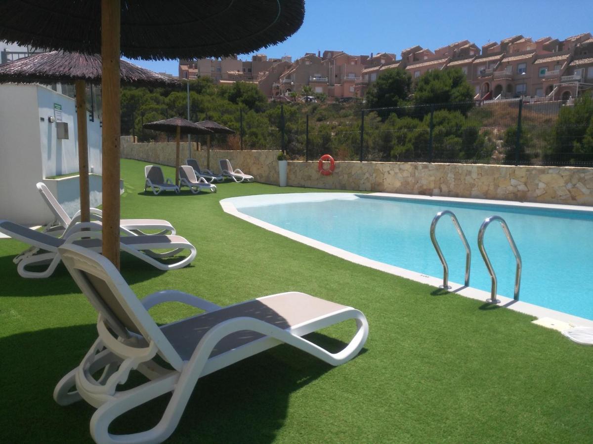 Beautiful New Style Apartment In Gran Alacant In Front Of Sea With Solarium And Jacuzzi 外观 照片