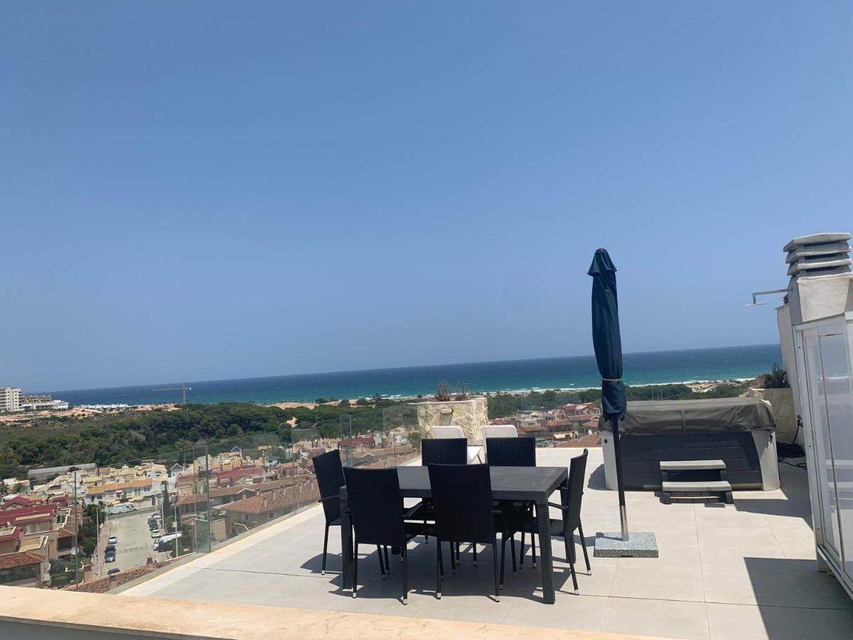 Beautiful New Style Apartment In Gran Alacant In Front Of Sea With Solarium And Jacuzzi 外观 照片